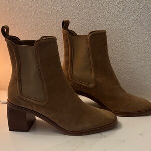 Dolce Vita Brown Suede Ankle Booties